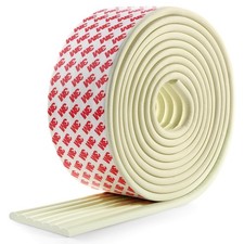 Baby Proofing Edge Corner Protector 16.4ft Soft Foam Guard for Furniture Cream