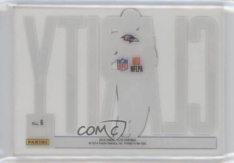 2014 Panini Elite Clarity Joe Flacco #6 - Image 2 of 2