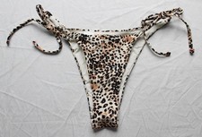 Aerie Women's The Sunbun Low Rise Bikini Bottoms CA4 Beach Dune Size XS NWT