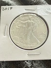 2017 $1 Dollar American Silver Eagle / Walking Liberty  Coin 1 Ounce Fine Silver