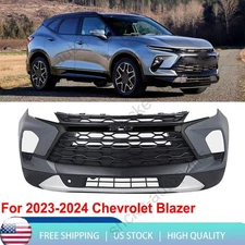 New Front Bumper Cover Grille Assembly Kit For 2023-2024 Chevrolet Blazer