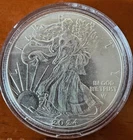 2024-W American Silver Eagle $1 1 oz .999 Fine Silver Coin in Capsule West Point