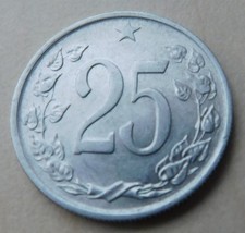 25 Haleru Tschechoslowakei 1963 Kursmünze Serie 1962-1964