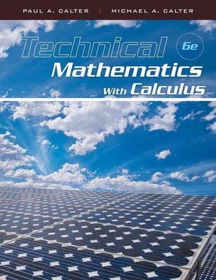 Technical Mathematics with Calculus by Paul A. Calter (English) Hardcover Book