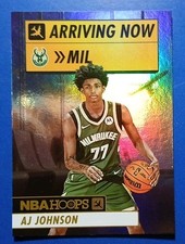 2024-25 Panini NBA Hoops ARRIVING NOW HOLO #19 AL JOHNSON  MILWAUKEE BUCKS NM-MT