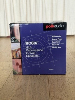 Polk Audio RC60i 6.5'' High Performance In-Wall Speakers 2-pack - New Open Box