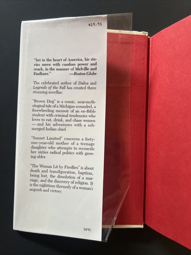 The Woman Lit by Fireflies by Jim Harrison (1990, Signed Hardcover w/DJ) - Picture 3 of 13