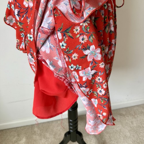 REVOLVE x Louna V-Neck Ruffled Tie Open Back Dress—SZ. Medium - Picture 5 of 15