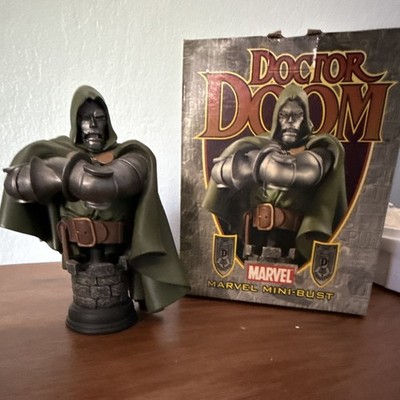 Marvel Doctor Doom Bust Figurine Mini-Bust Plastic, Boxed w/ Box
