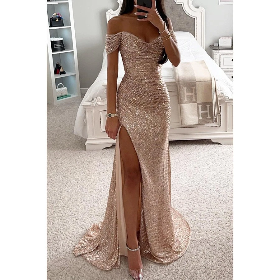 Size XS Gold Color Dresses for Women for sale | eBay