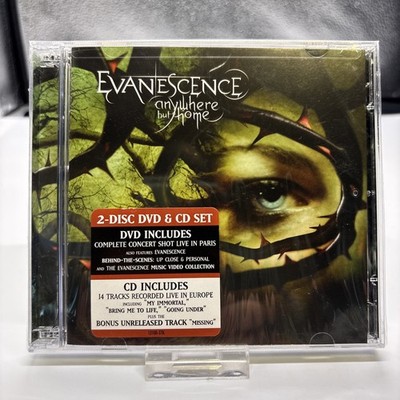 EVANESCENCE Anywhere But Home DVD & CD Set 2004 USA ED HYPE STICKER SEALED METAL