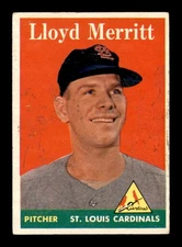 1958 Topps #231 Lloyd Merritt RC VG/VGEX X3534778