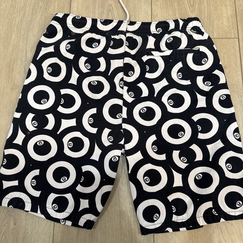 Pantaloncini vintage Stussy 8 palline medi stampa all over AOP rari anni 2000 skate surf - Foto 4 di 8