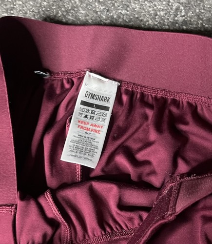 Gymshark Vital Seamless 2.0 Joggers Mens Large Red Tapered Track Pants Trousers - Picture 3 of 12