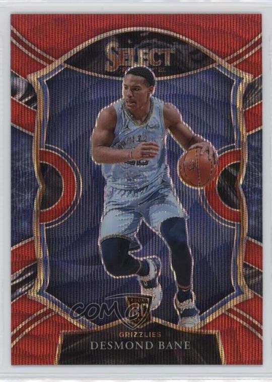 2020-21 Panini Select Concourse Red Wave Prizm Desmond Bane #90 4f5