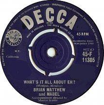 Brian Matthew - What's It All About Eh? (7'', Single, Mono)