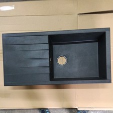 Liquida Resin Kitchen Sink Black Ex-Display Great Condition No Tap Included