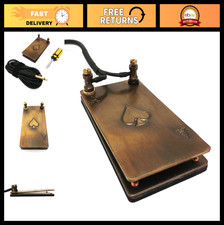 Solid Brass Tattoo Foot Switch Pedal - 360 Square Foot Pedal for Artists