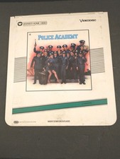 Vintage Video Disc Police Academy CED Disc 1980s Movie Display Wall Art Picture