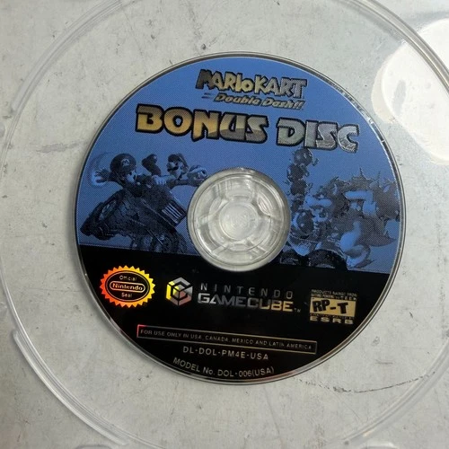 Mario Kart: Double Dash!! (Nintendo GameCube, 2003) Nintendo Racing Bonus Disc