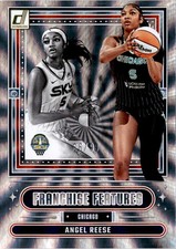 2025 Donruss WNBA #5 Angel Reese Franchise Features Holo #/99 Chicago Sky