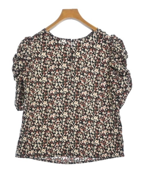 N. Natural Beauty Basic Blouses BlackxWhitexRedet… - image 2