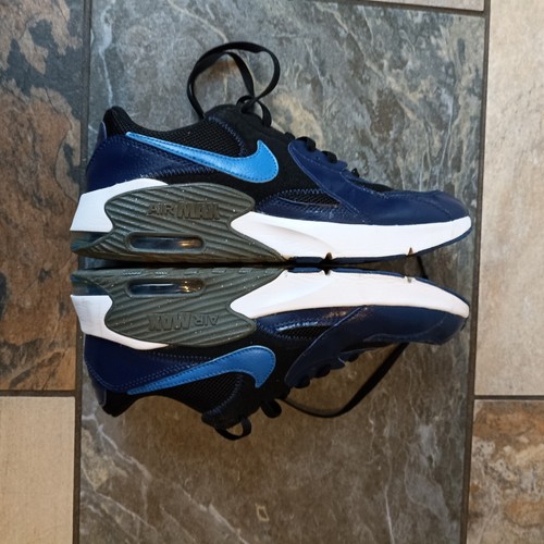 nike air max 90 sneaker Gr. 5,5 EUR 38,5 blau schwarz sehr guter Zustand min Gebrauchsspuren CD6894-009 - Bild 11 von 12