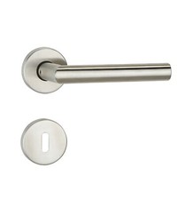 Hermat Türklinke Edelstahl Rosetten Garnitur BB Lochung Türgriff Klinke Beschlag