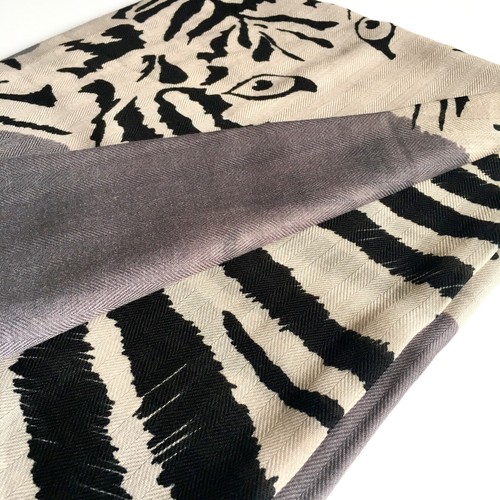 Large Leopard Print Scarf with Stripes Animal Zebra Big Long Shawl Summer Winter - Picture 96 of 818