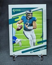 Jalen Hurts 2021 Panini Donruss Football Base Card #108 Philadelphia Phillies 