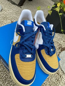 EU Größe 44- Nike Undefeated x Air Force 1 Low SP Dunk vs AF1  Blue/Gold/White | eBay