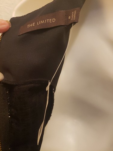 Limitiertes Kleid 8 schwarz silber mit Gürtel - Bild 7 von 10