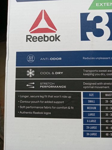 PAQUETE DE CALZONCILLOS BOXER Y CAMISETAS SIN MANGAS Reebok Pro Series Performance para hombre, talla 3XL - Imagen 9 de 24