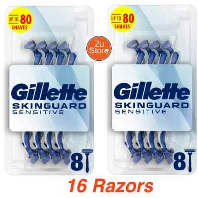 Gillette SkinGuard Einwegrasierer für empfindliche Haut x8, (2er Pack)