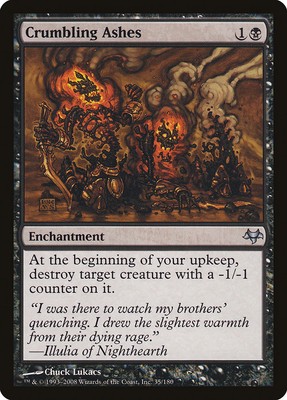 Crumbling Ashes [Eventide] Magic MTG