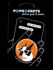 Authentic PopSockets French Bulldog Dog With Glasses PopSocket Pop Socket Phone