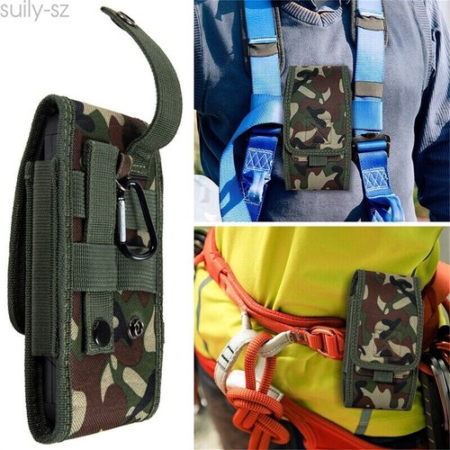 Cell Phone Holster Extra Large Vertical Pouch w/ Card Slot Belt Bag Case Cover - Picture 3 of 13
