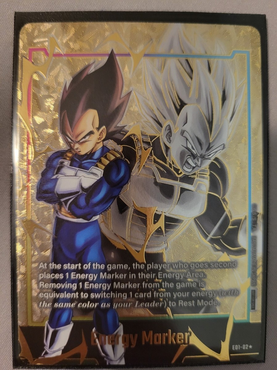 Dragon Ball Super Fusion World Golden Vegeta Energy Marker E01-02