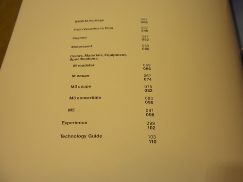 2002 BMW M Roadster M M3 Coupe M3 Convertible M5 Sales Brochure Booklet - Picture 2 of 3
