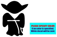 Yoda Star Wars 19 Vinyl decal sticker Car Truck Window Laptop Graphic 10"