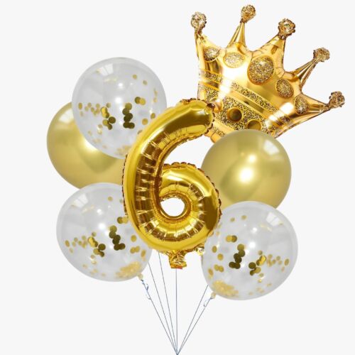 40th 50th 18th Cumpleaños Globos Oro y Negro Edad Globos Confeti Globos Reino Unido - Imagen 18 de 36
