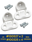 130527 x 2 IKEA PAX KOMPLEMENT BRACKETS FOR RAIL WITH SCREWS 100325 x 4 ORIGINAL