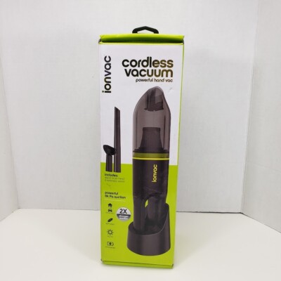 IonVac Cordless Vacuum Compact Hand Vac Light Weight Portable Vacuum Cleaner