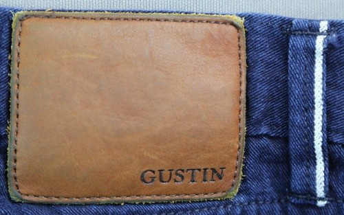 Men's 2020 Gustin 353 Superlight Selvedge Jeans Raw Slim USA Size 35 (Msr 34x34) - Picture 12 of 12