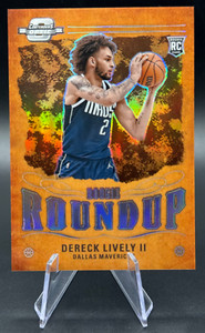 2023-24 Dereck Lively II RC #10 Contenders Optic Rookie Roundup Holo Prizm Mavs