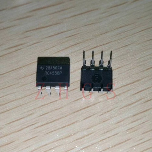 10PCS RC4558P RC4558 TI DIP-8 OPAMP IC STOCK - Picture 1 of 2