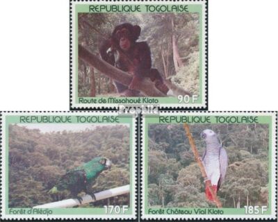 Togo 2188-2190 (complète edition) Volume 1991 complèteett neuf avec gomme origin