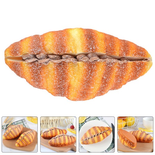 2pcs Artificial Bread Model Faux Bread Ornament Photography Prop Artificial - 第 4/12 張圖片