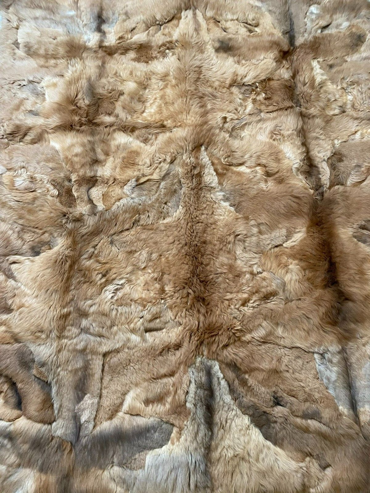 Authentic BABY ALPACA Fur Blanket / Rug, handmade in Bolivia, NEW