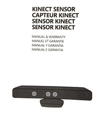 Xbox 360 Kinect Sensor 2010 Manual Only  J1 